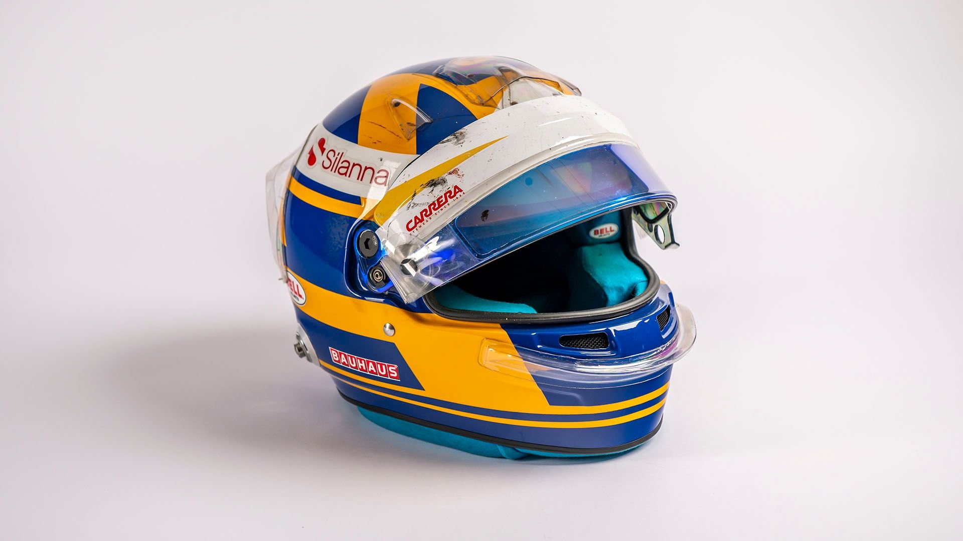 Broad Arrow Auctions | Marcus Ericsson 2018 Original Alfa Romeo Helmet