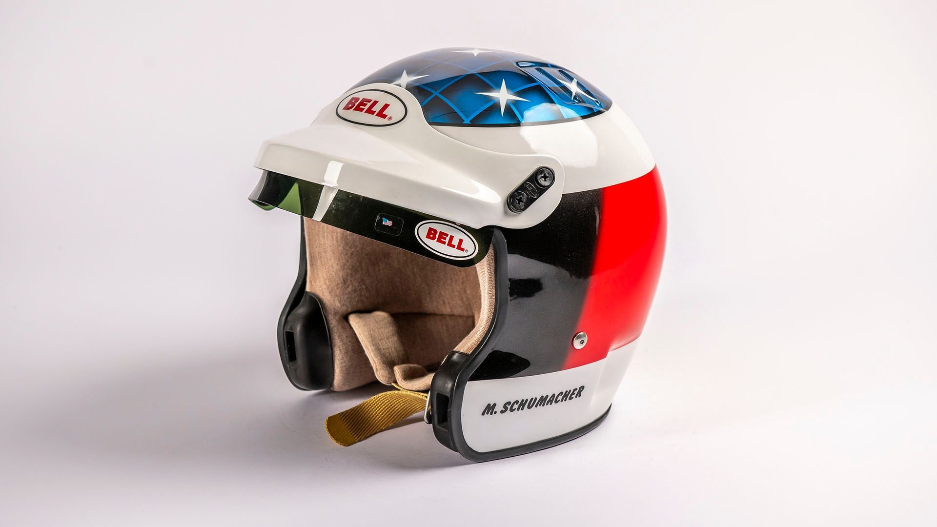 Broad Arrow Auctions | Michael Schumacher 1996 Signed Original Ferrari Bike / Scooter Helmet