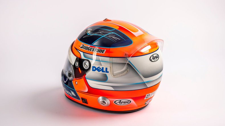 Broad Arrow Auctions | Robert Kubica 2006 Original Sauber Helmet