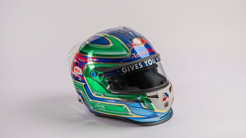 Broad Arrow Auctions | Vitantonio Liuzzi 2007 Original Toro Rosso Helmet