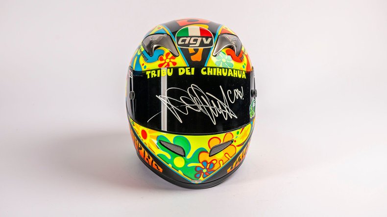 Broad Arrow Auctions | Valentino Rossi 2003 MotoGP Signed Official Replica Helmet