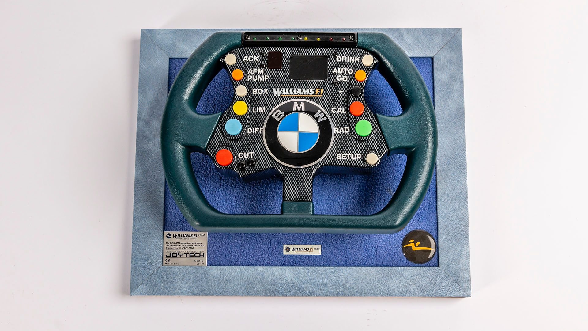 Broad Arrow Auctions | Williams 2003 Joytech Steering Wheel