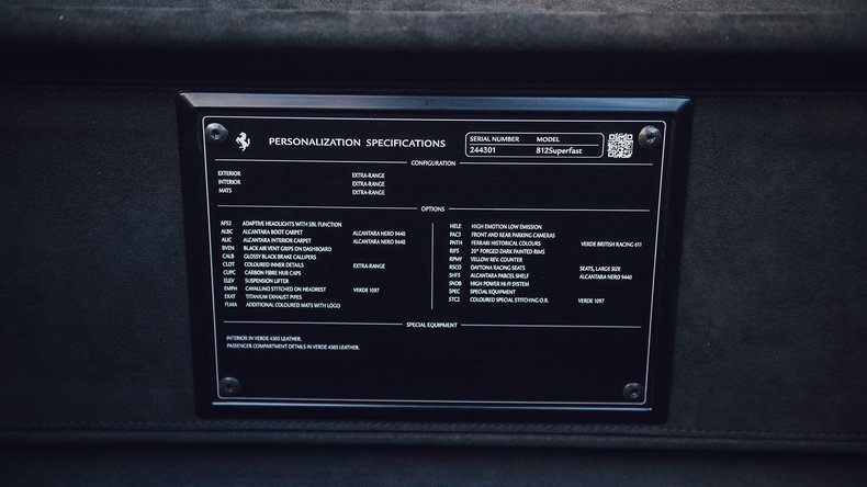 Broad Arrow Auctions | 2019 Ferrari 812 Superfast