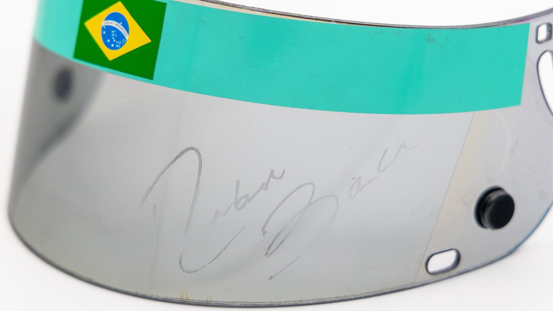 Broad Arrow Auctions | Rubens Barrichello 1993 Original Visor