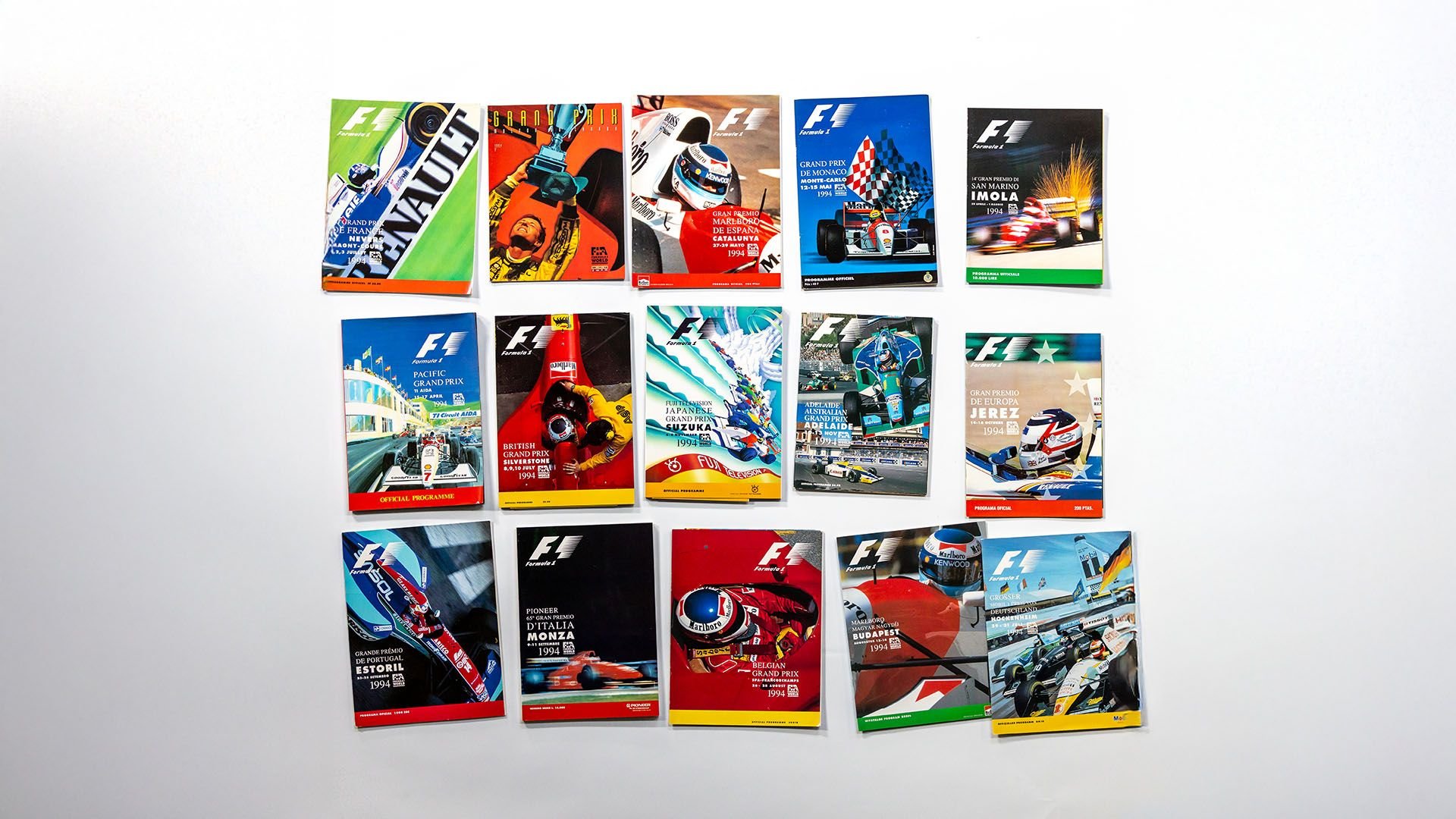 Broad Arrow Auctions | Bulk Selection of Formula One Programmes