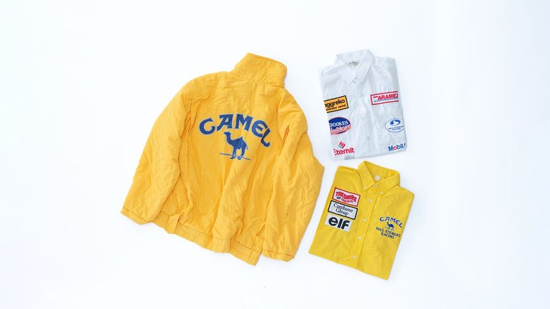 Broad Arrow Auctions | Camel Racing Jacket and Two Paul Stewart Racing Shirts