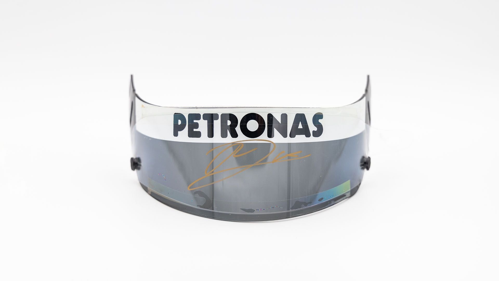 Broad Arrow Auctions | Robert Kubica 2007 Signed Original BMW Sauber Visor