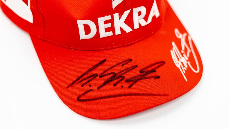 Broad Arrow Auctions | Michael Schumacher 1997 Signed Ferrari Cap