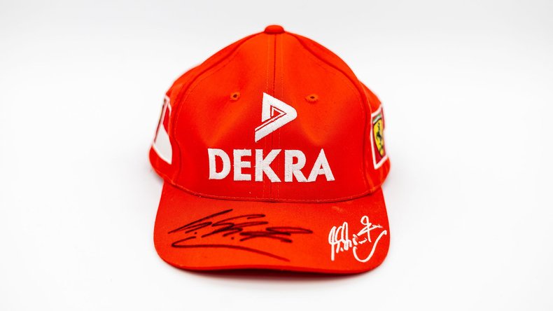 Broad Arrow Auctions | Michael Schumacher 1997 Signed Ferrari Cap