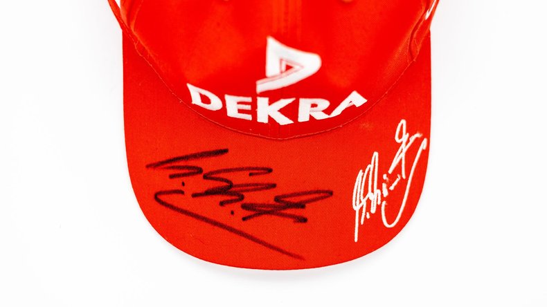 Broad Arrow Auctions | Michael Schumacher 1997 Signed Ferrari Cap