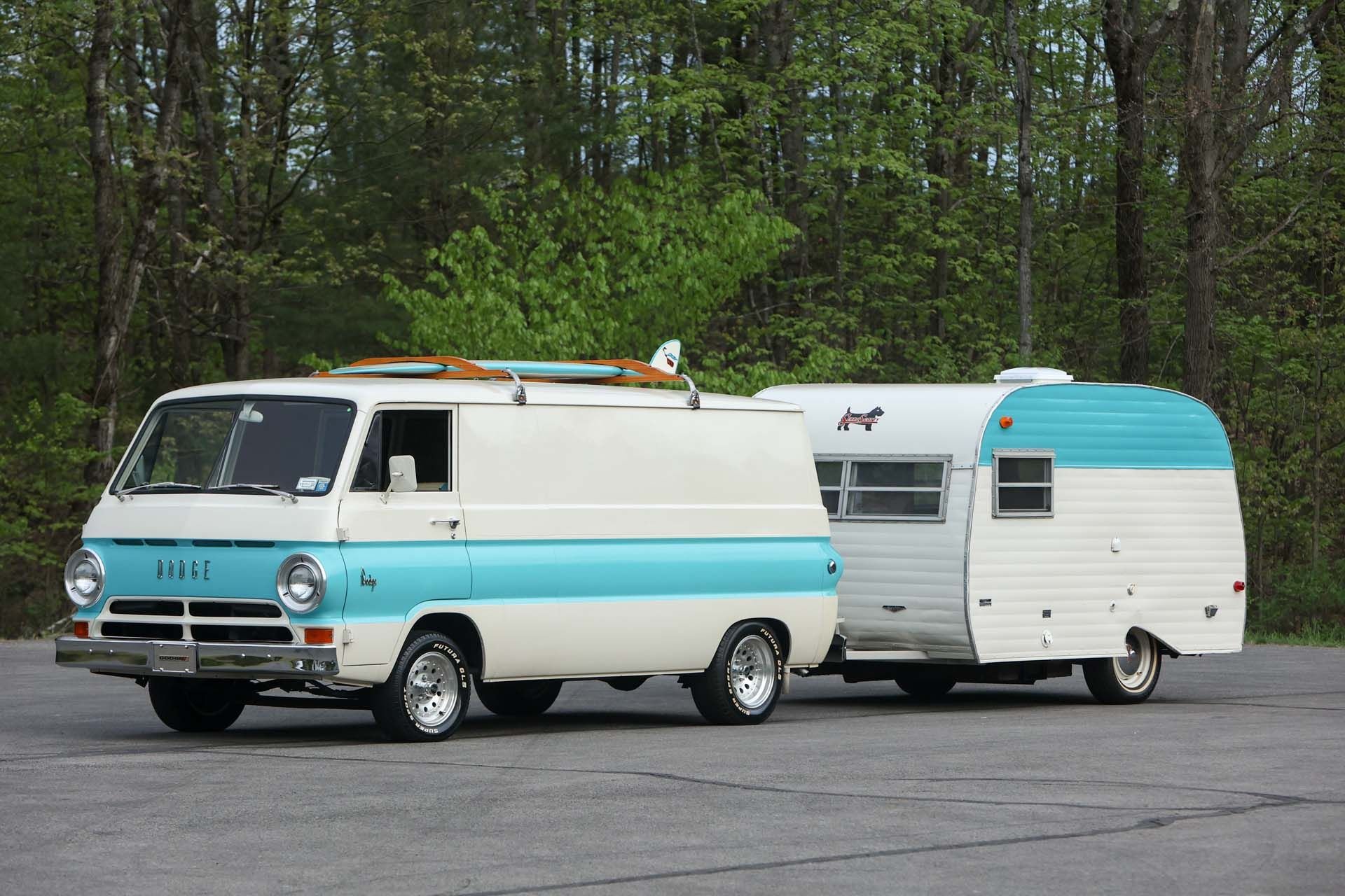 1967 Dodge A100 Van with 1968 Serro Scotty Sportsman Gaucho | Passion for  the Drive: The Cars of Jim Taylor | Collector Car Auctions | Broad Arrow  Auctions