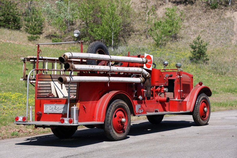 For Sale 1925 REO Speed Wagon Heavy Duty Oberchain-Boyer Fire Truck