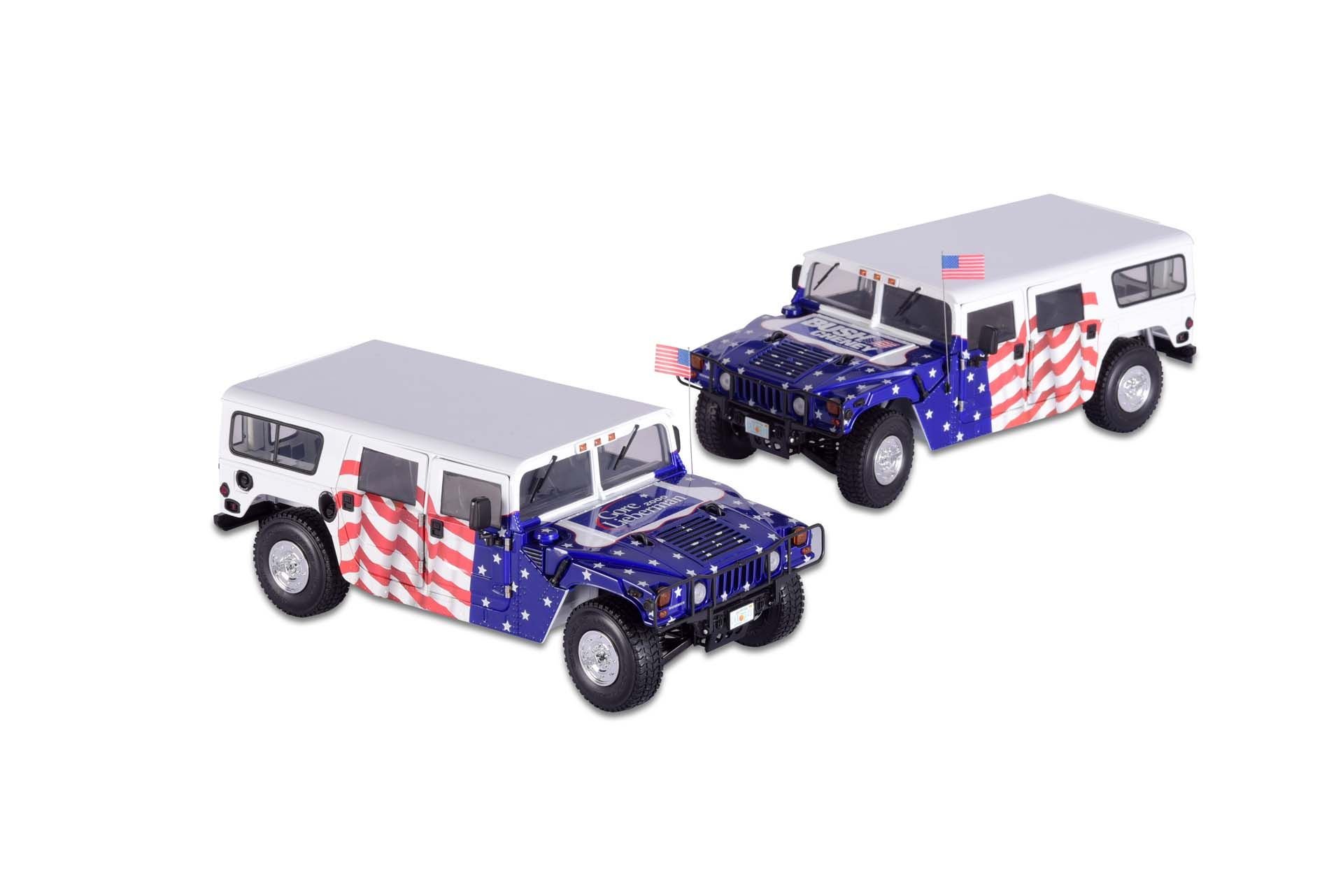 For Sale Pair of Bush/Cheney and Gore/Lieberman Hummer Models