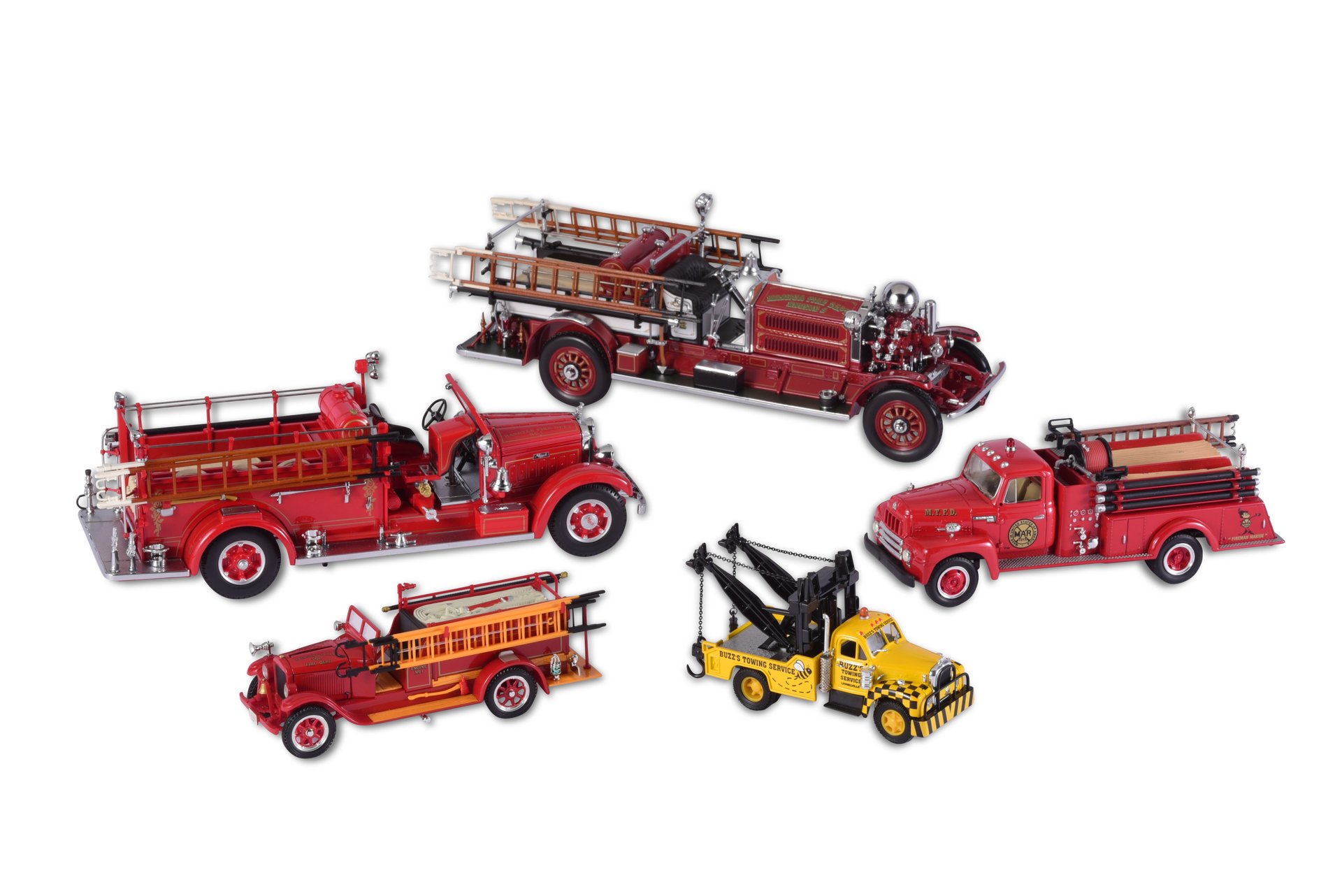 For Sale Group of Fire Engine Models
