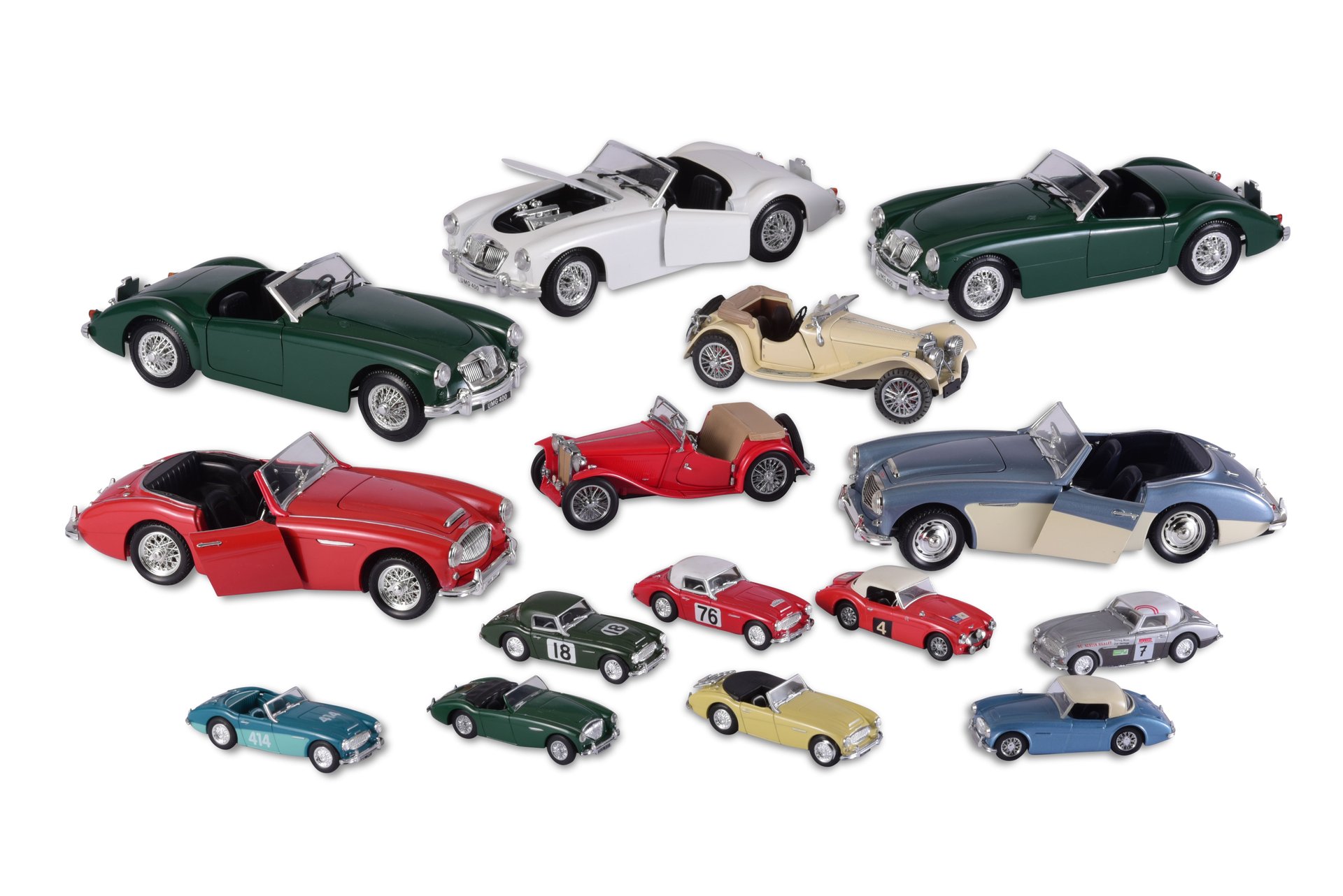 Broad Arrow Auctions | Group of Austin Healeys, MGs, and Jaguars