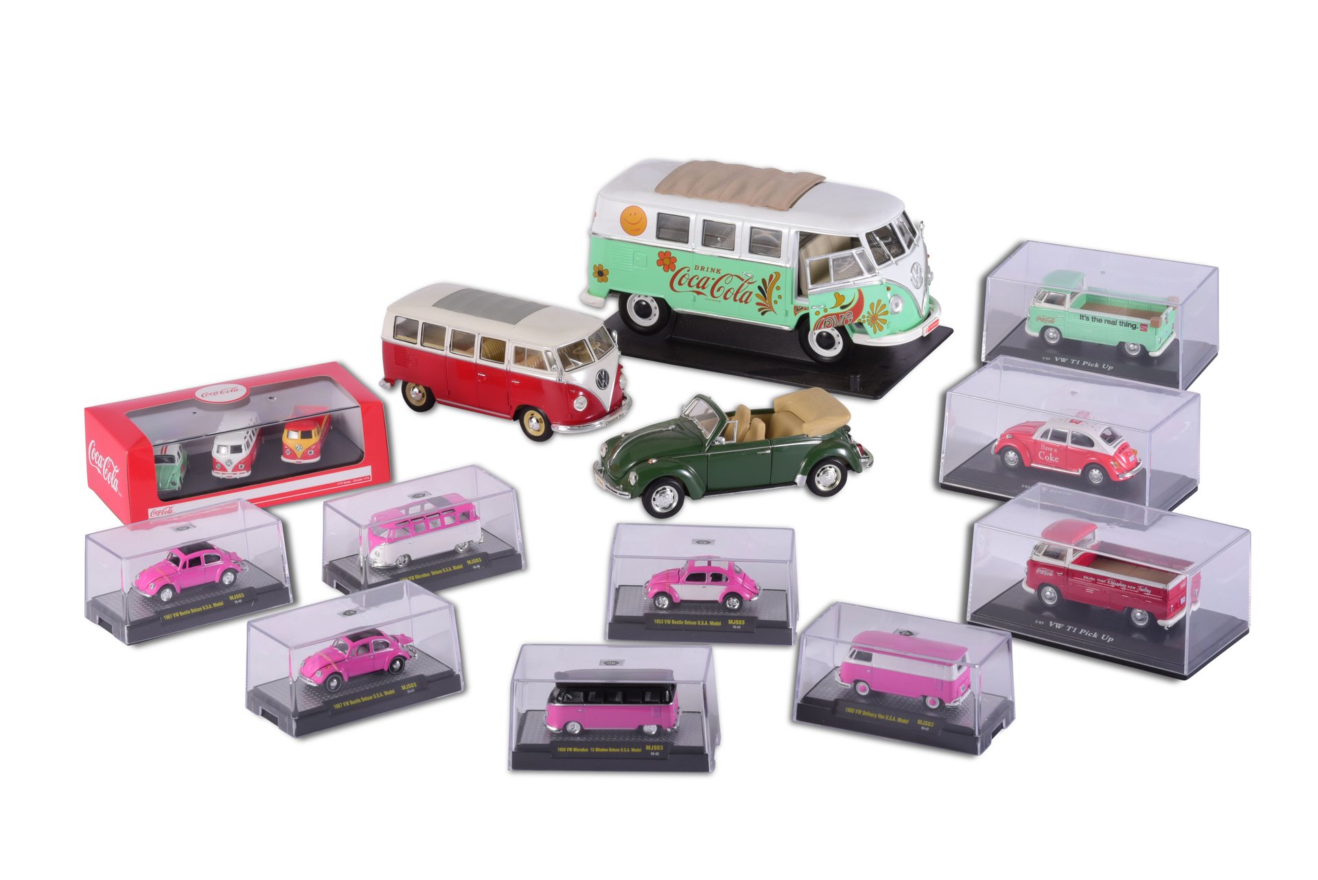 For Sale Group of Volkswagen and Coca-Cola Themed Vehicles