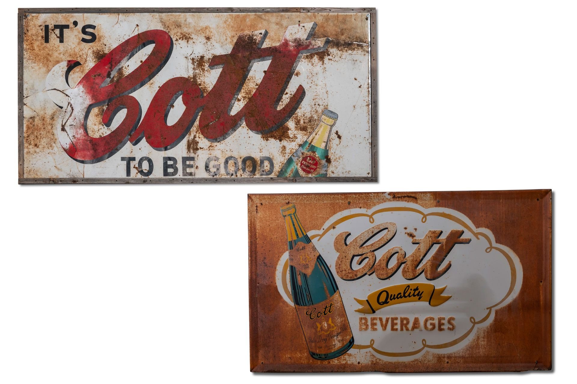 For Sale Large 'It's Cott to be Good' Metal Sign