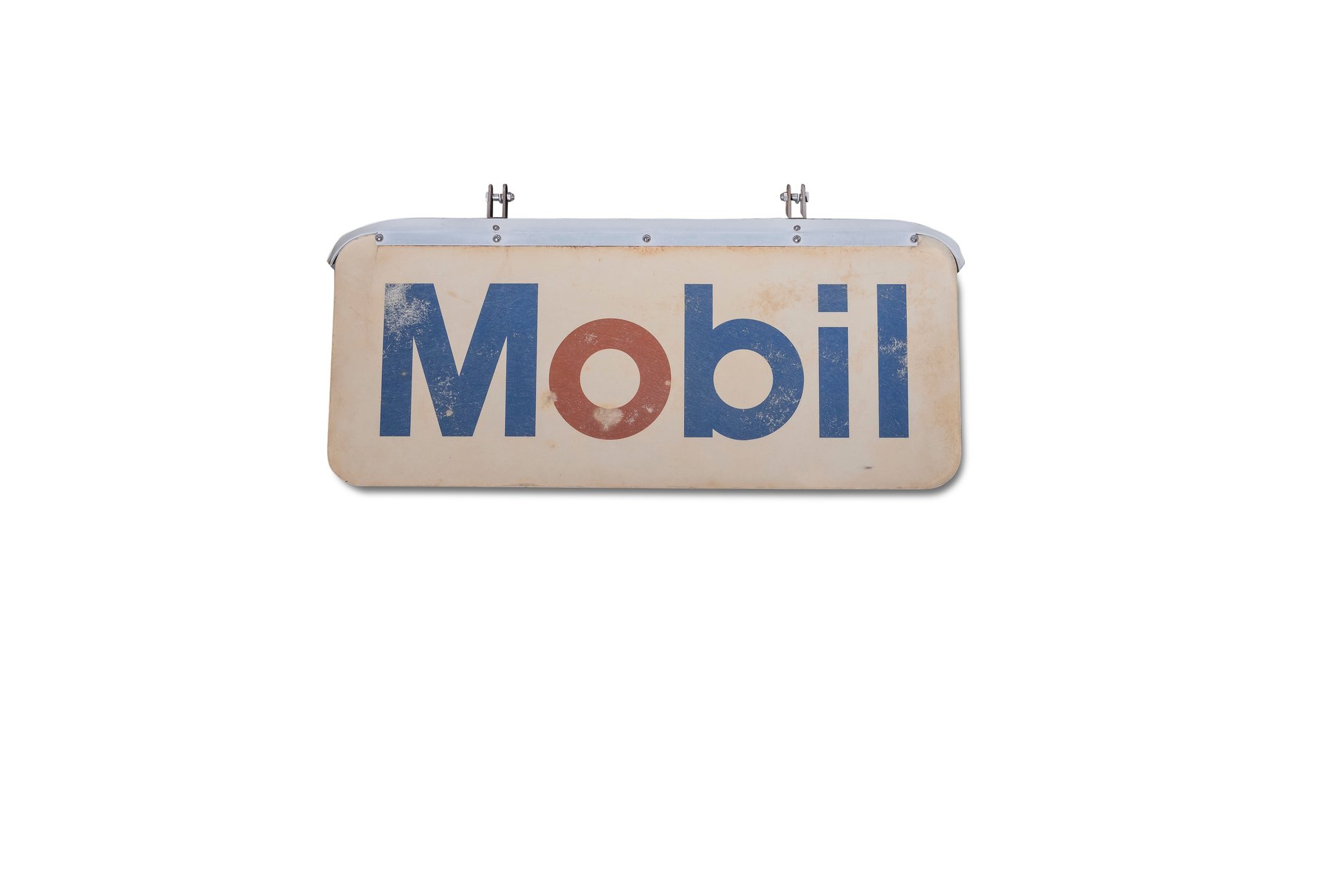 For Sale 'Mobil' Sign, Metal, Double-Sided
