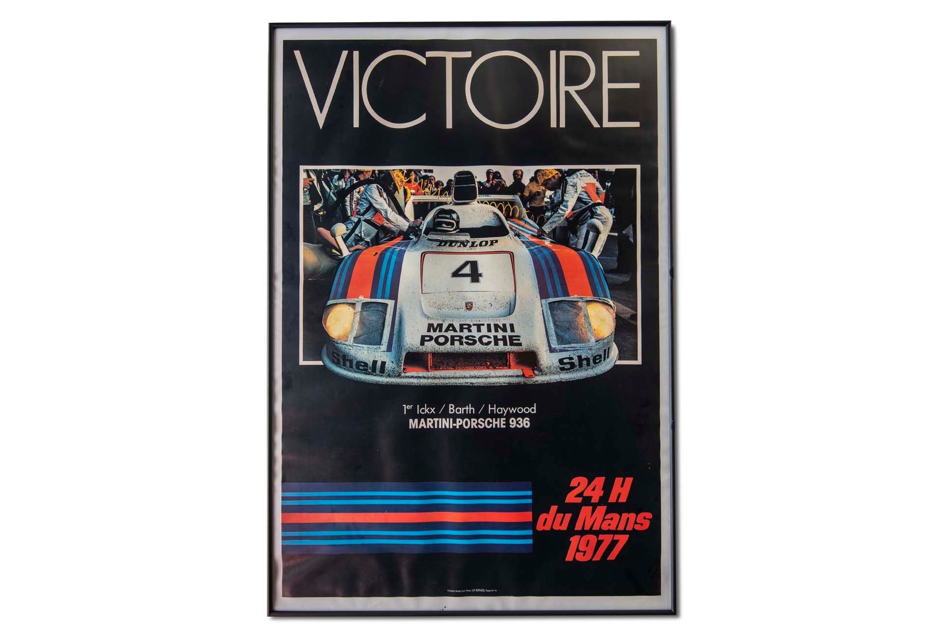 For Sale Set of 3 'Martini' Racing Cardboard Posters