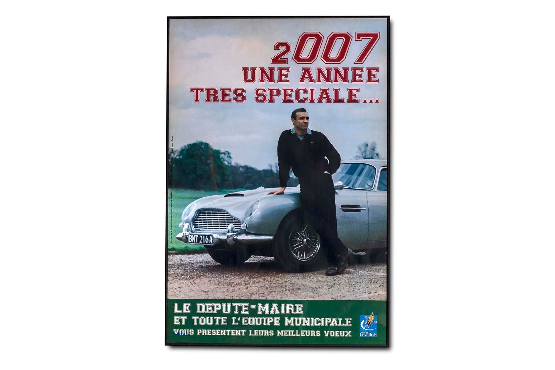 For Sale Large Framed 'James Bond Tres Speciale' Movie Poster