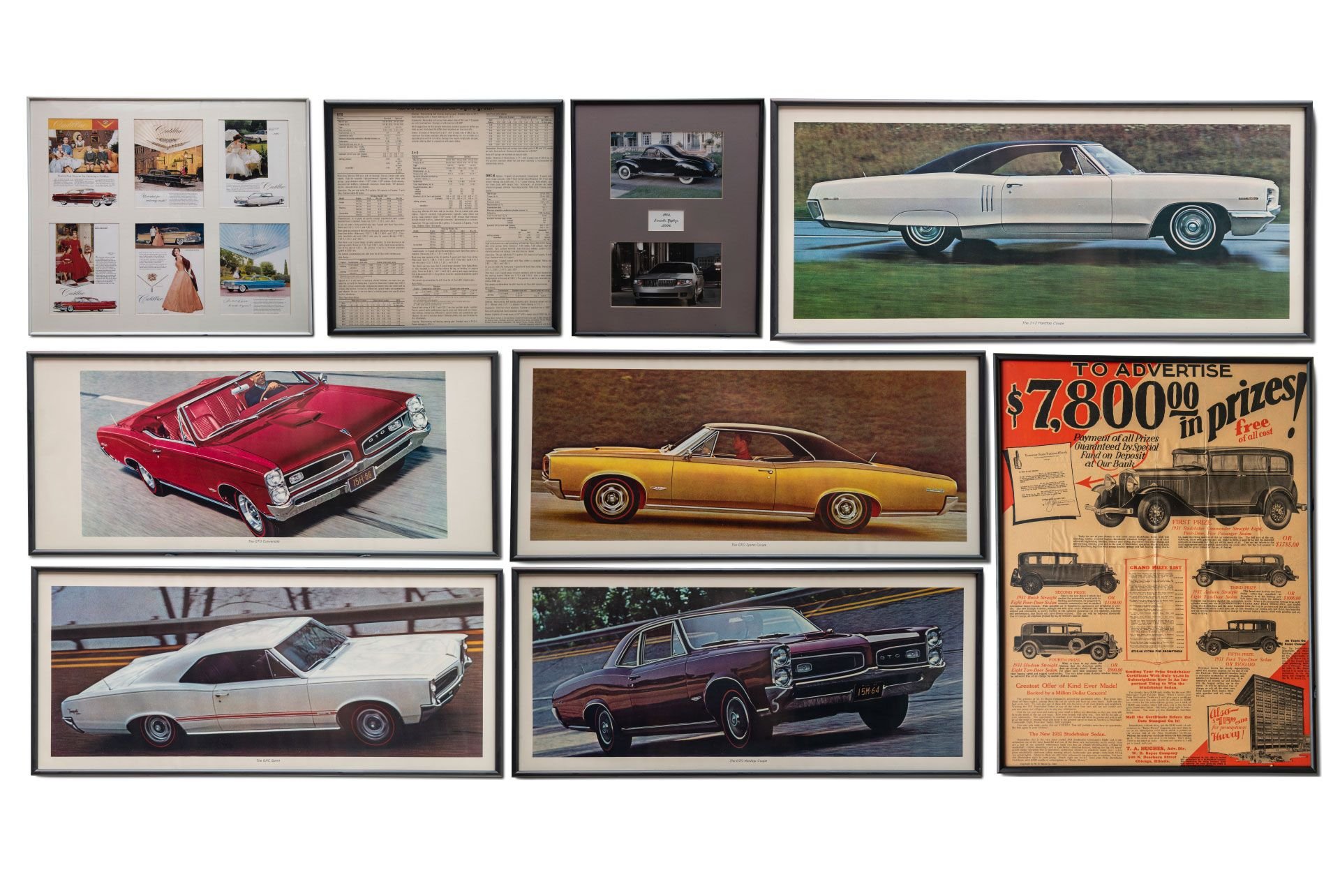 For Sale Group of Assorted American Automotive Manufacturers Ephemera