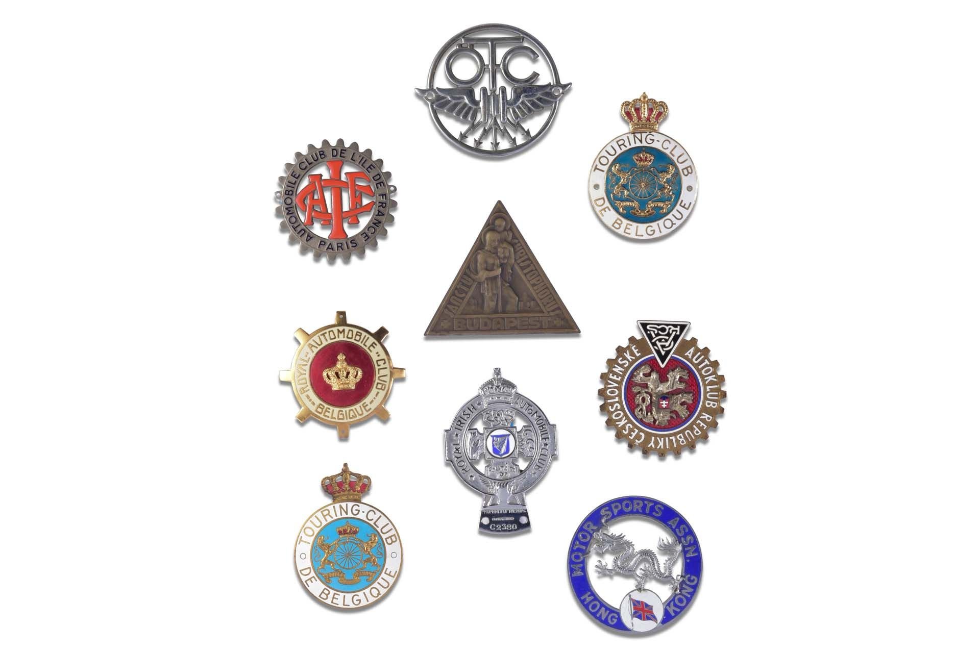 For Sale Group European Automobile Club Grill Badges