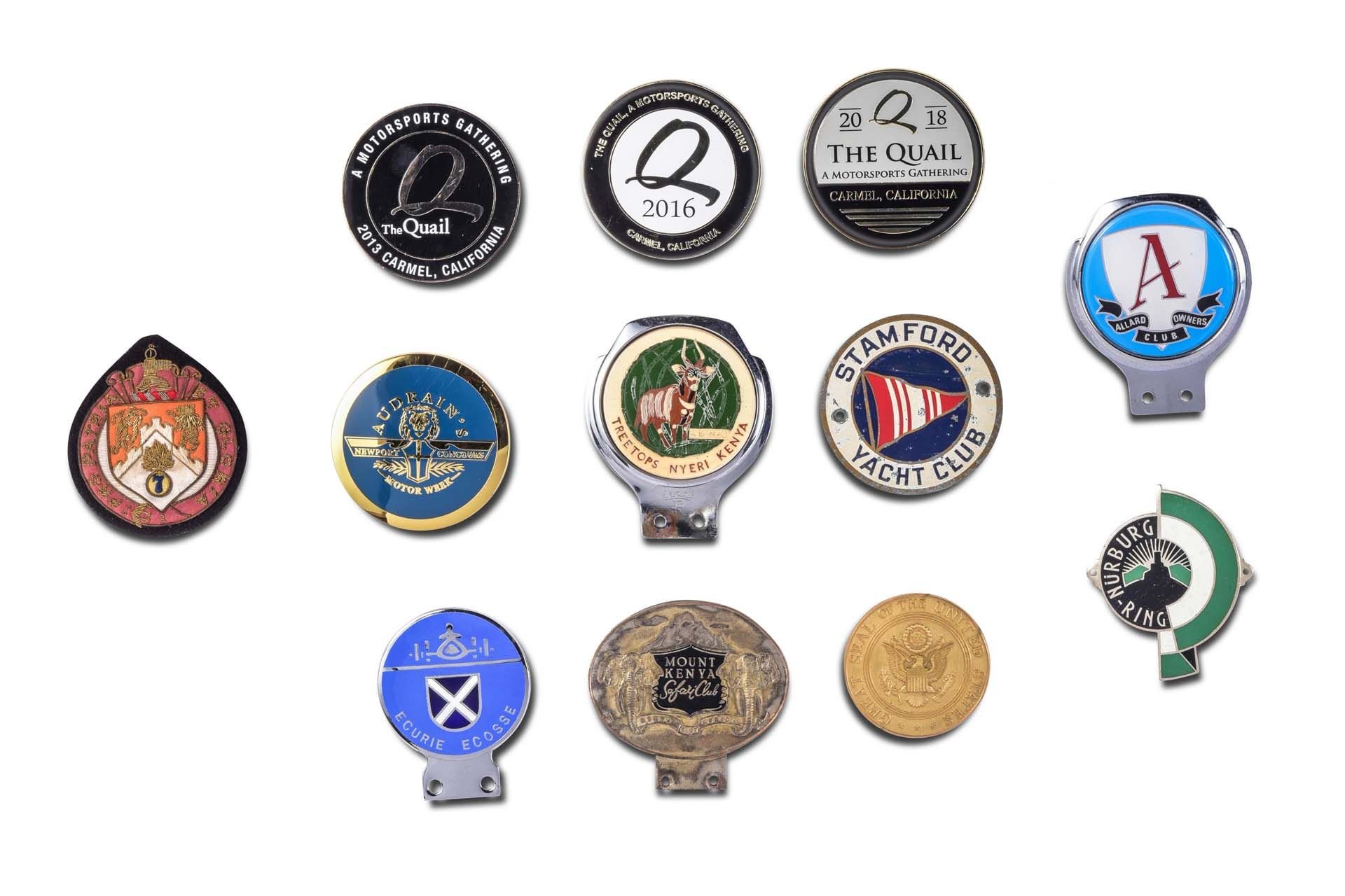 For Sale Assorted Automobile Grill Badges, Predominately Modern
