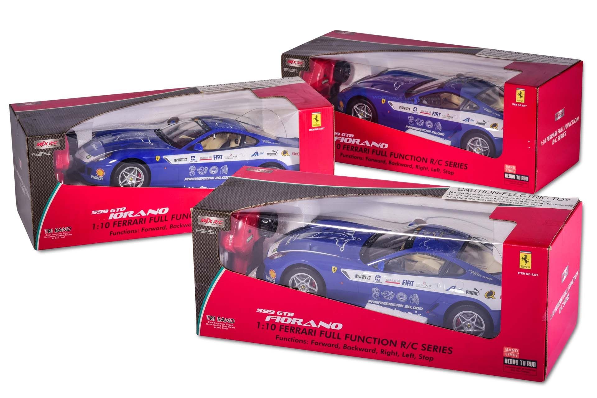 For Sale Group of three '1:10 Scale R/C Model of The Ferrari 599 Panamerican Car'