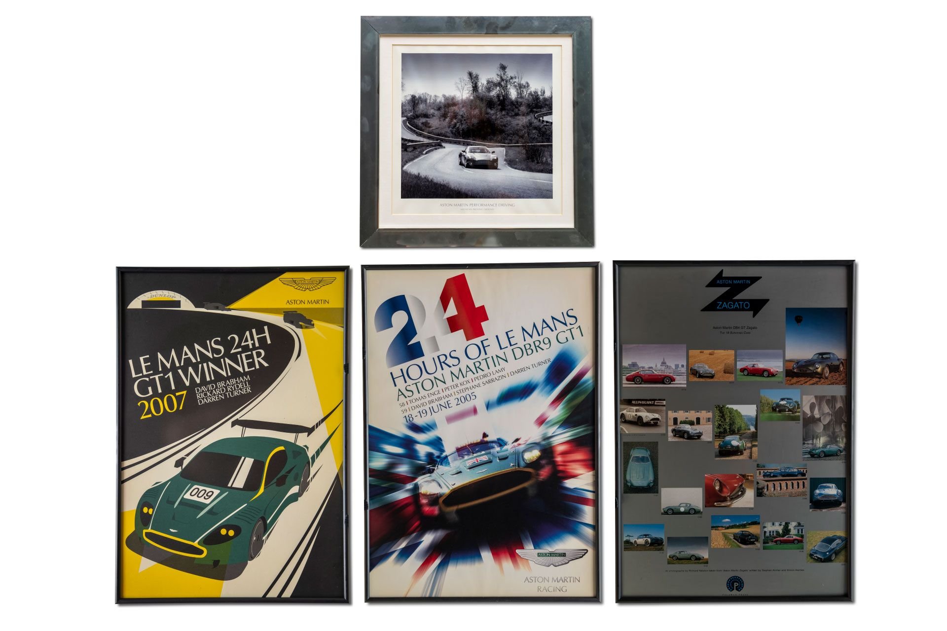 For Sale Group of Assorted 'Aston Martin' Memorabilia including Posters and Photographs