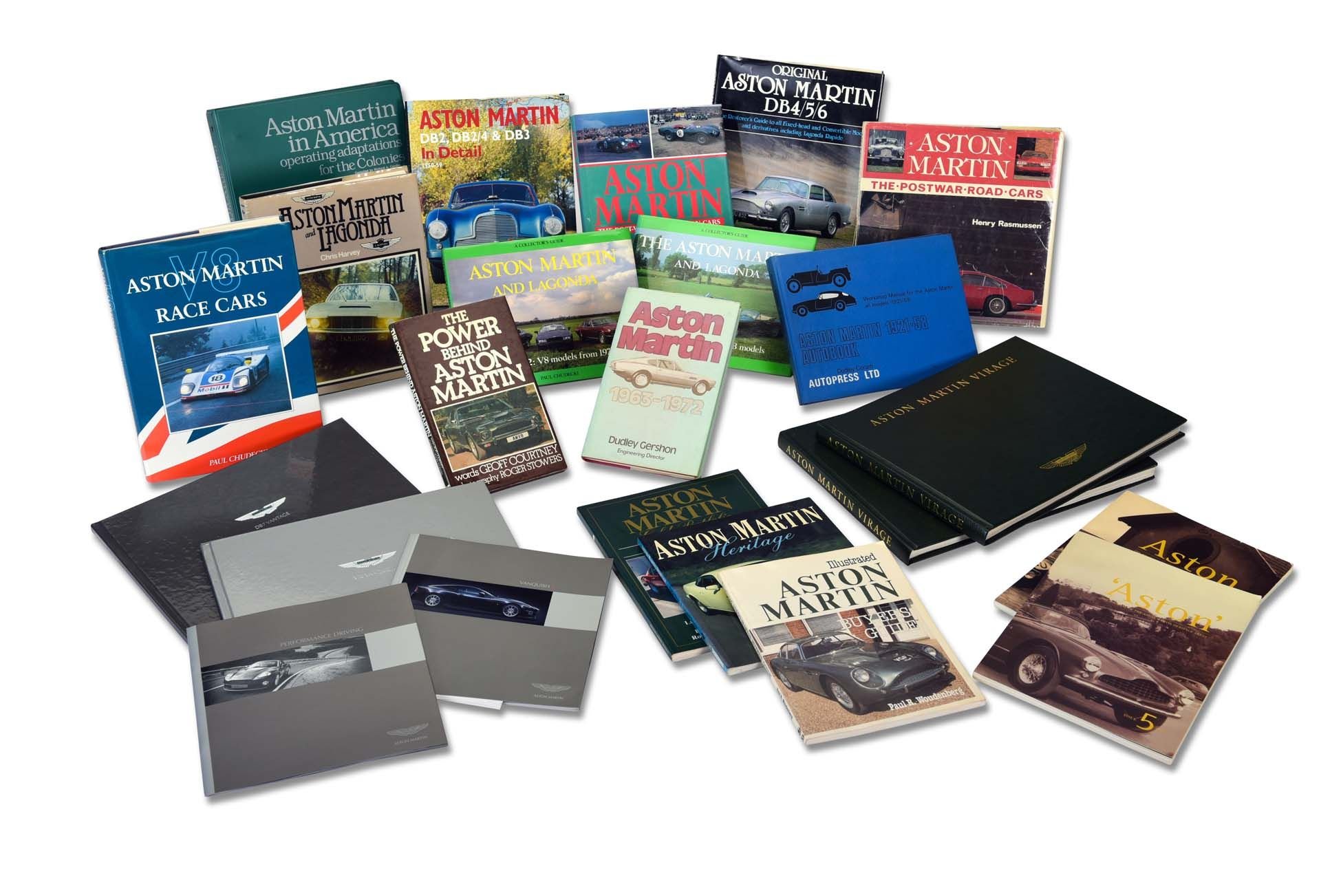 For Sale Group Lot of Aston Martin Books