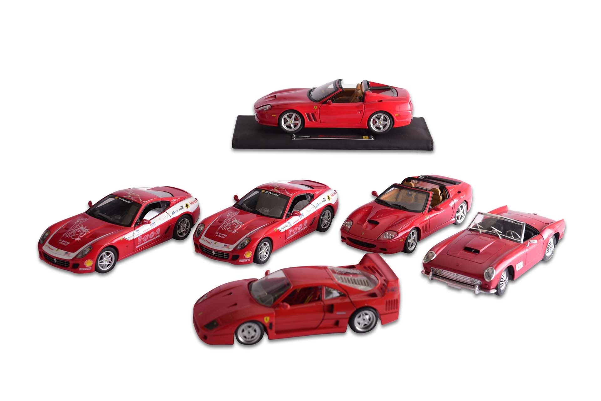 For Sale Group of Six Ferrari Models