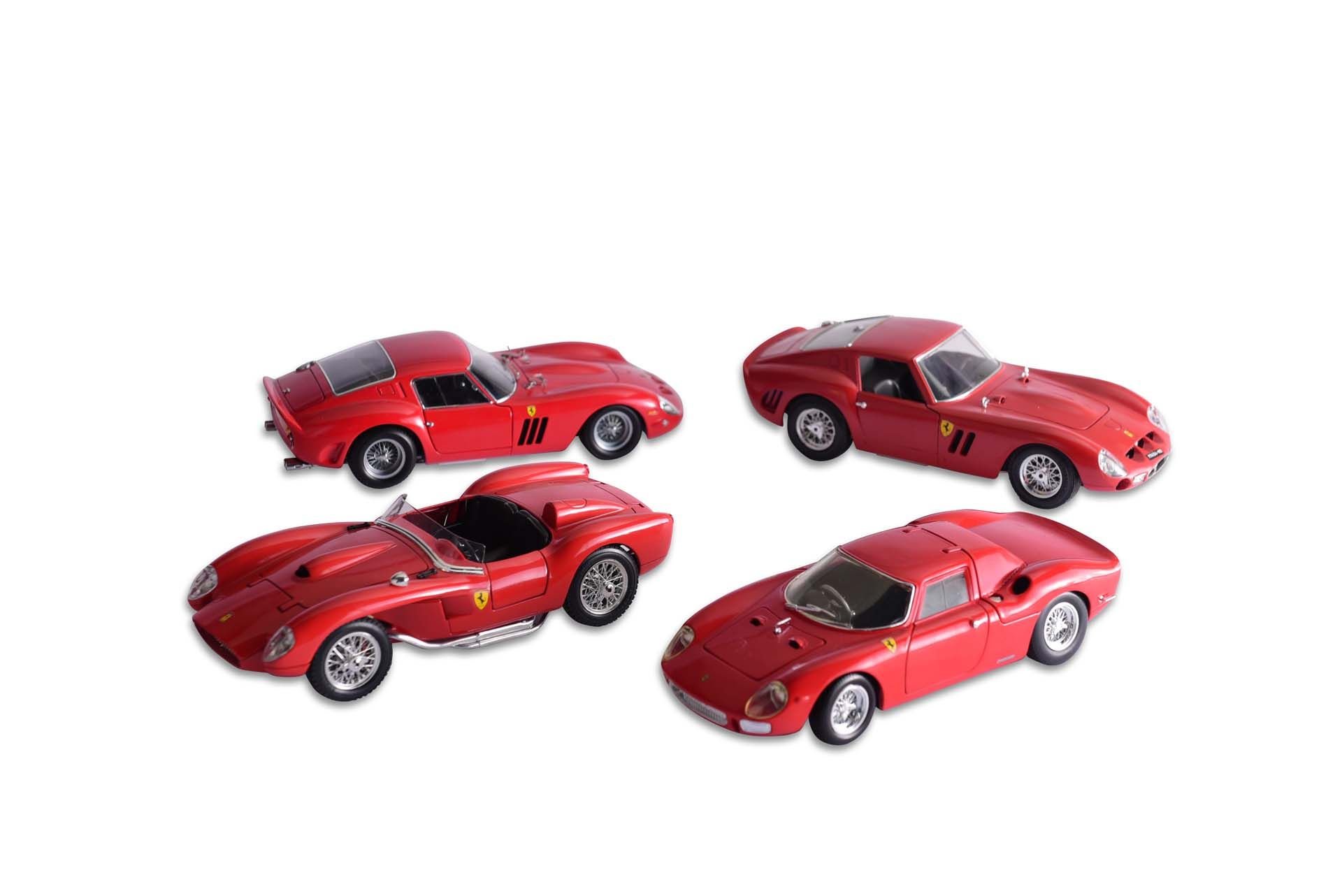 For Sale Group of Four Ferrari Models