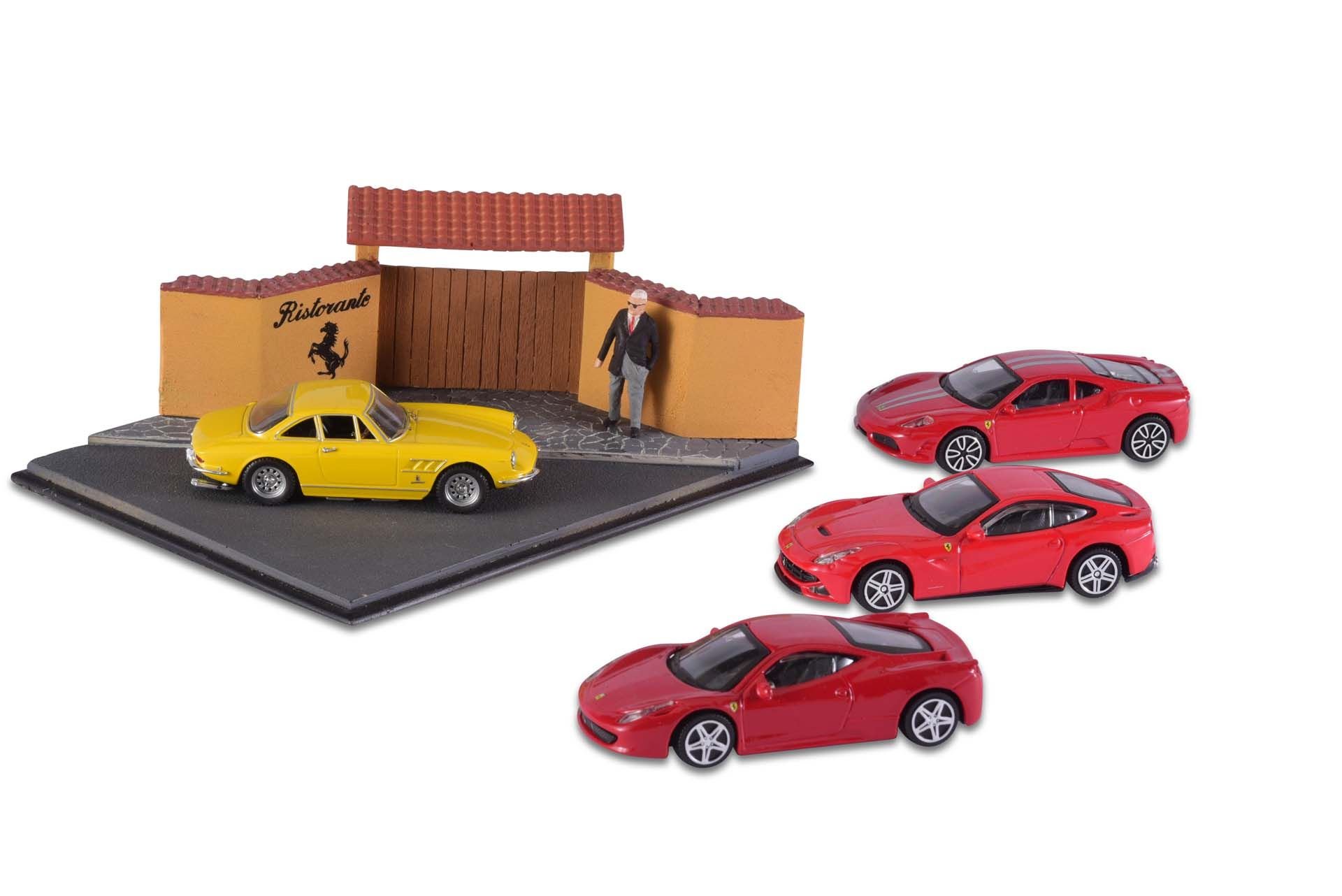For Sale Group of Ferrari Models including Enzo Ferrari display