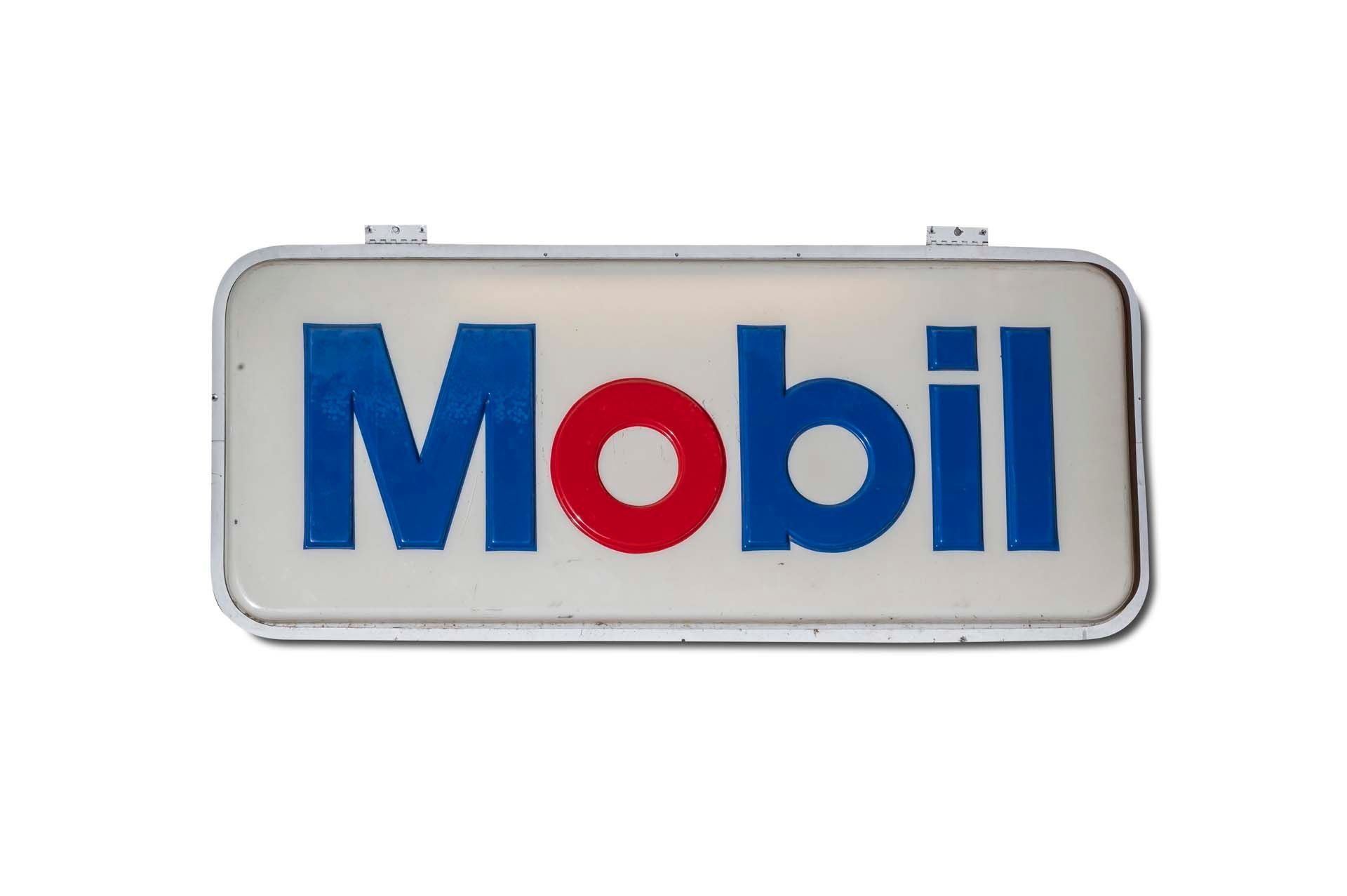For Sale Large 'Mobil' Gas Station Sign