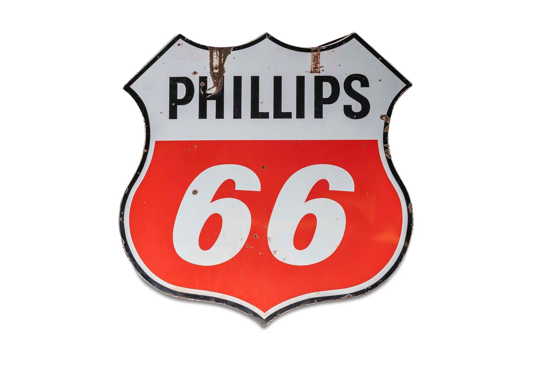 For Sale Very large 'Phillips 66 Porcelain Sign