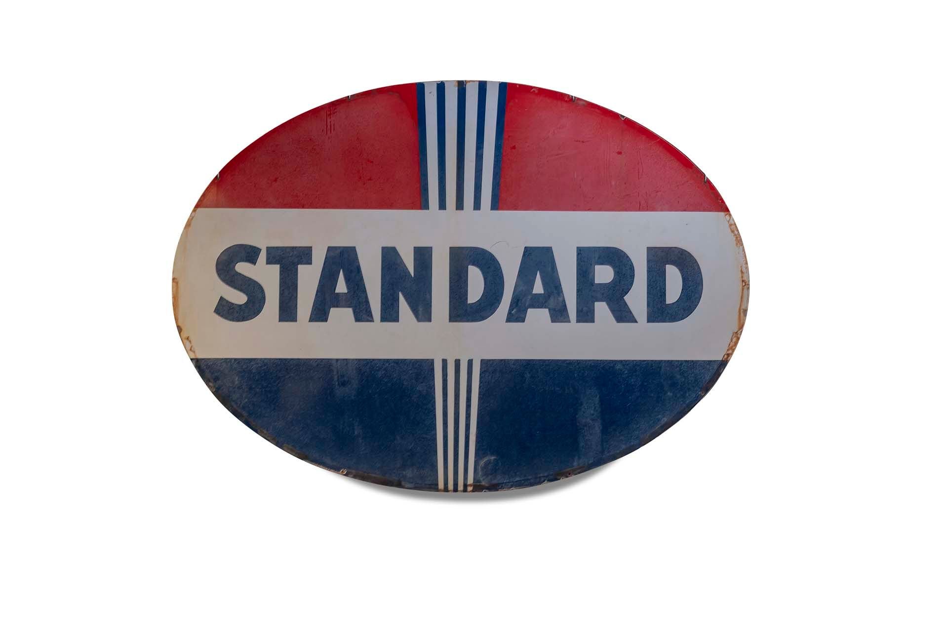 For Sale 'Standard Oil' Porcelain Sign, Double-Sided