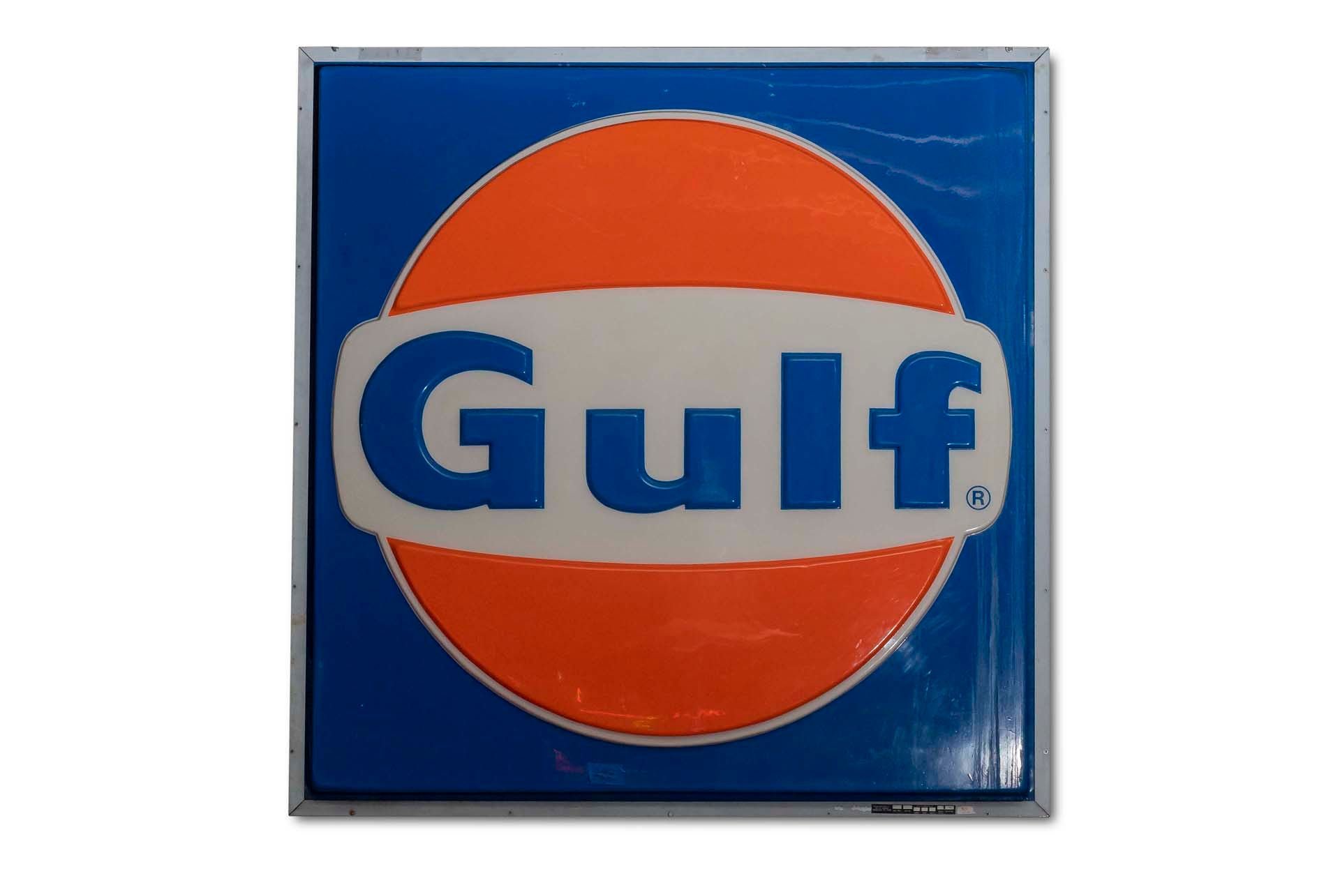 For Sale Large 'Gulf' Sign, Square
