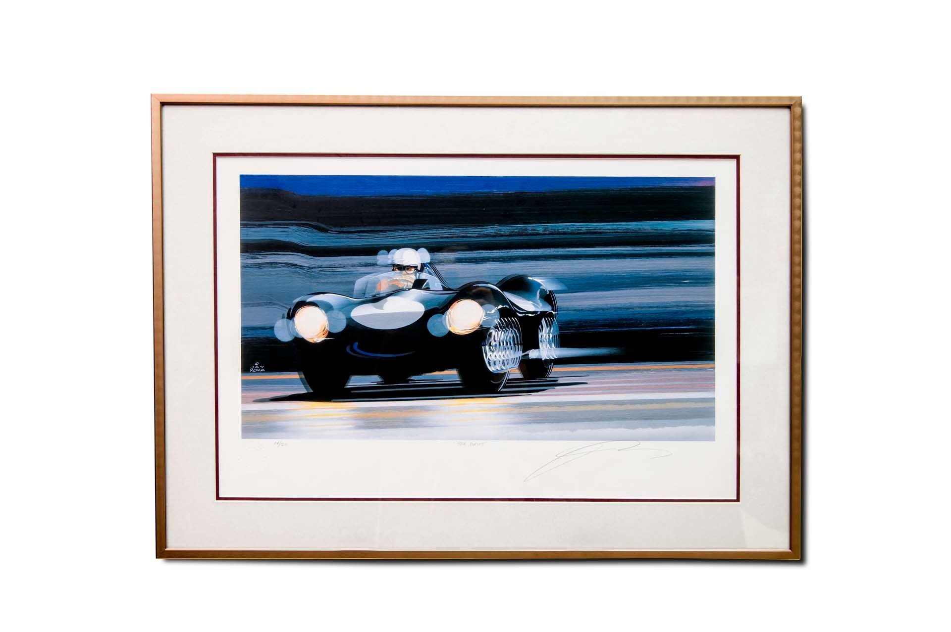 For Sale Framed Limited Edition Lithograph "The Drive" Jay Koka