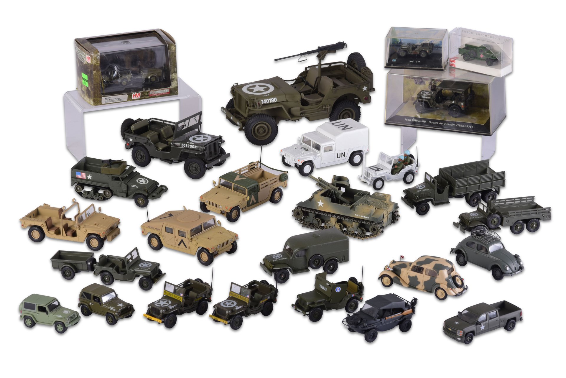 For Sale Group of Military Vehicle Models