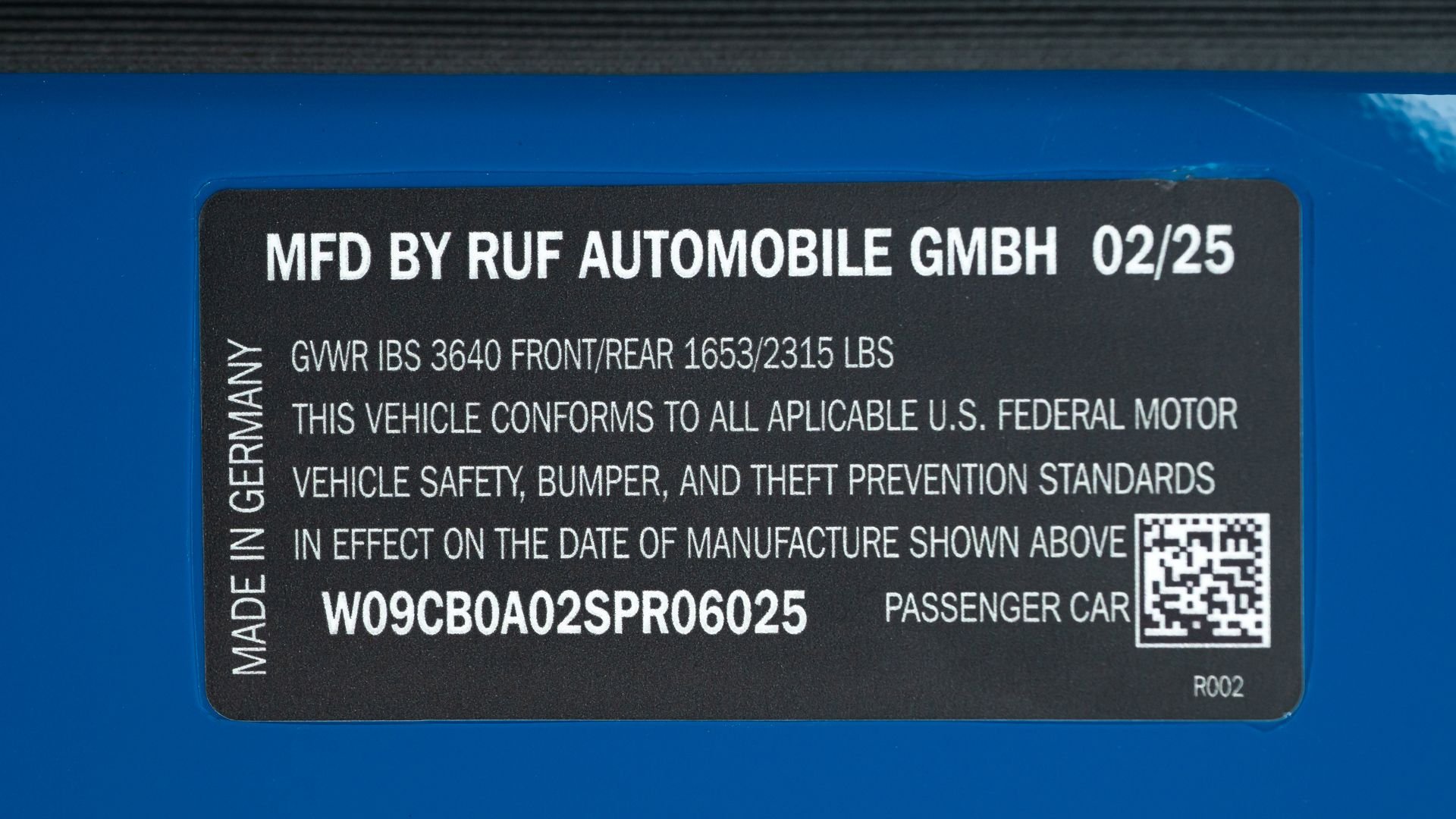 Broad Arrow Auctions | 2025 RUF SCR