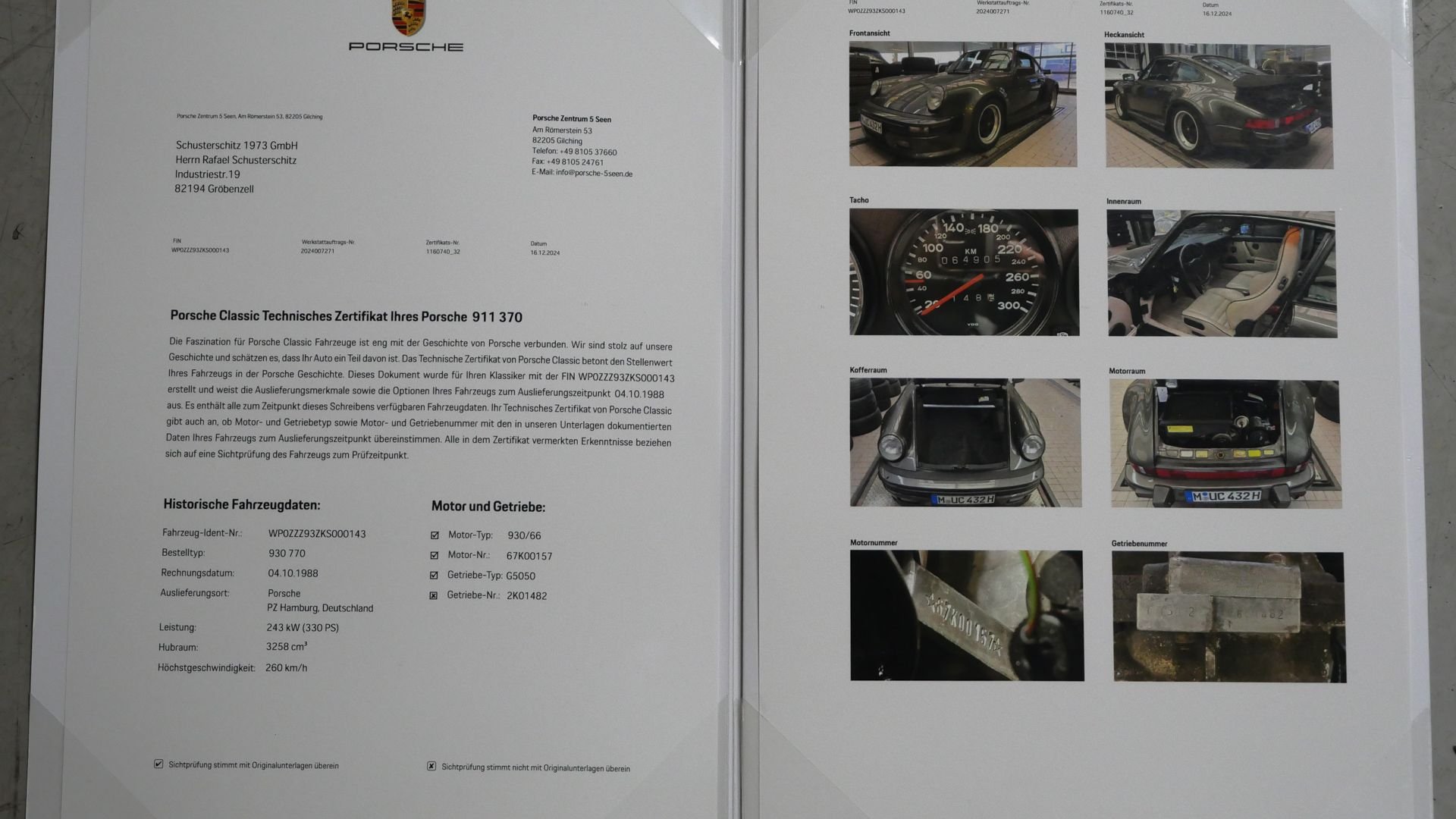 Broad Arrow Auctions | 1989 Porsche 911 Turbo Coupe WLS