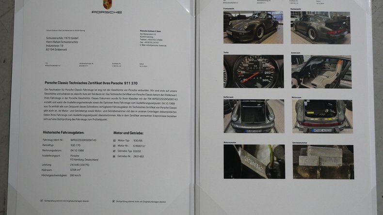 Broad Arrow Auctions | 1989 Porsche 911 Turbo Coupe WLS