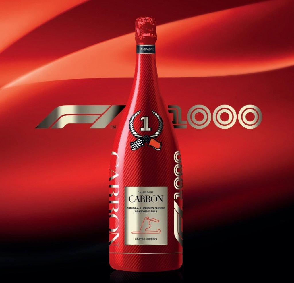 Broad Arrow Auctions | Carbon Edition Podium Champagne 2019 Chinese Grand Prix 1000th Grand Prix