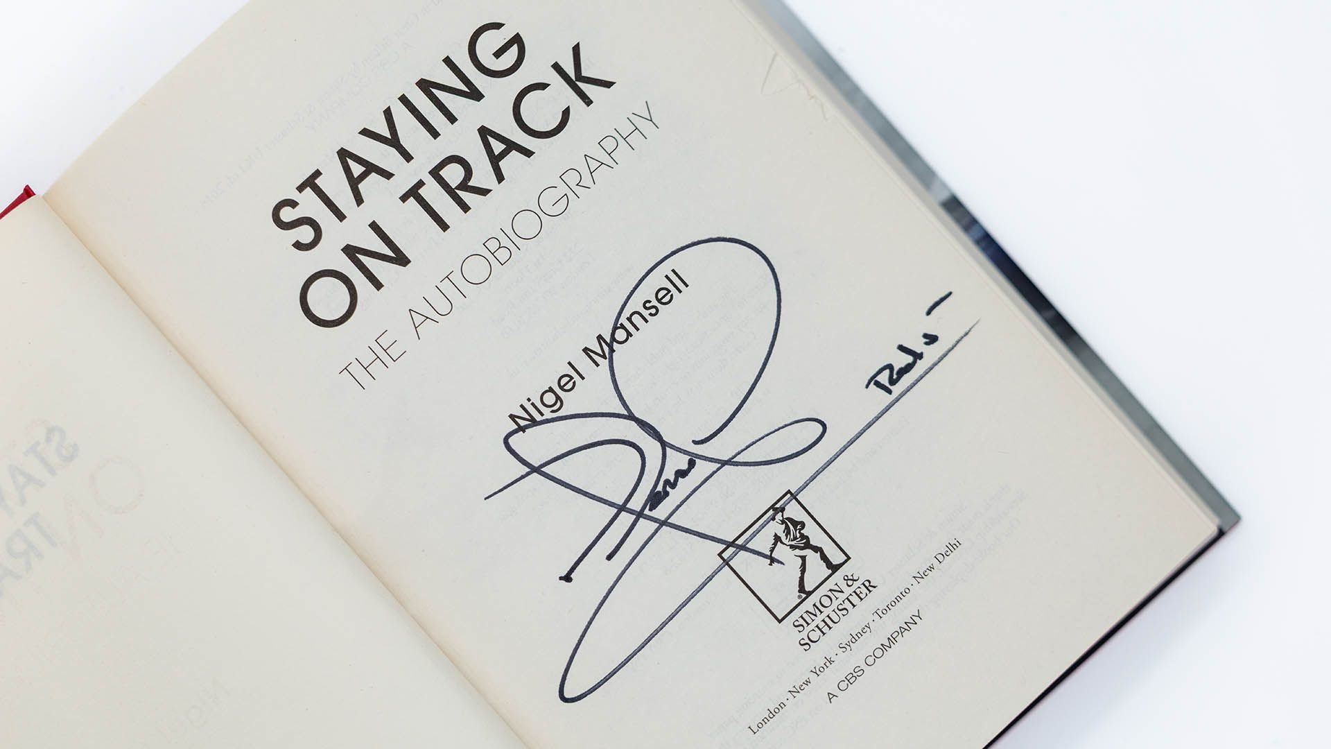 Mixed Signed Books Including Jacques Villeneuve, Alain Prost, and ...