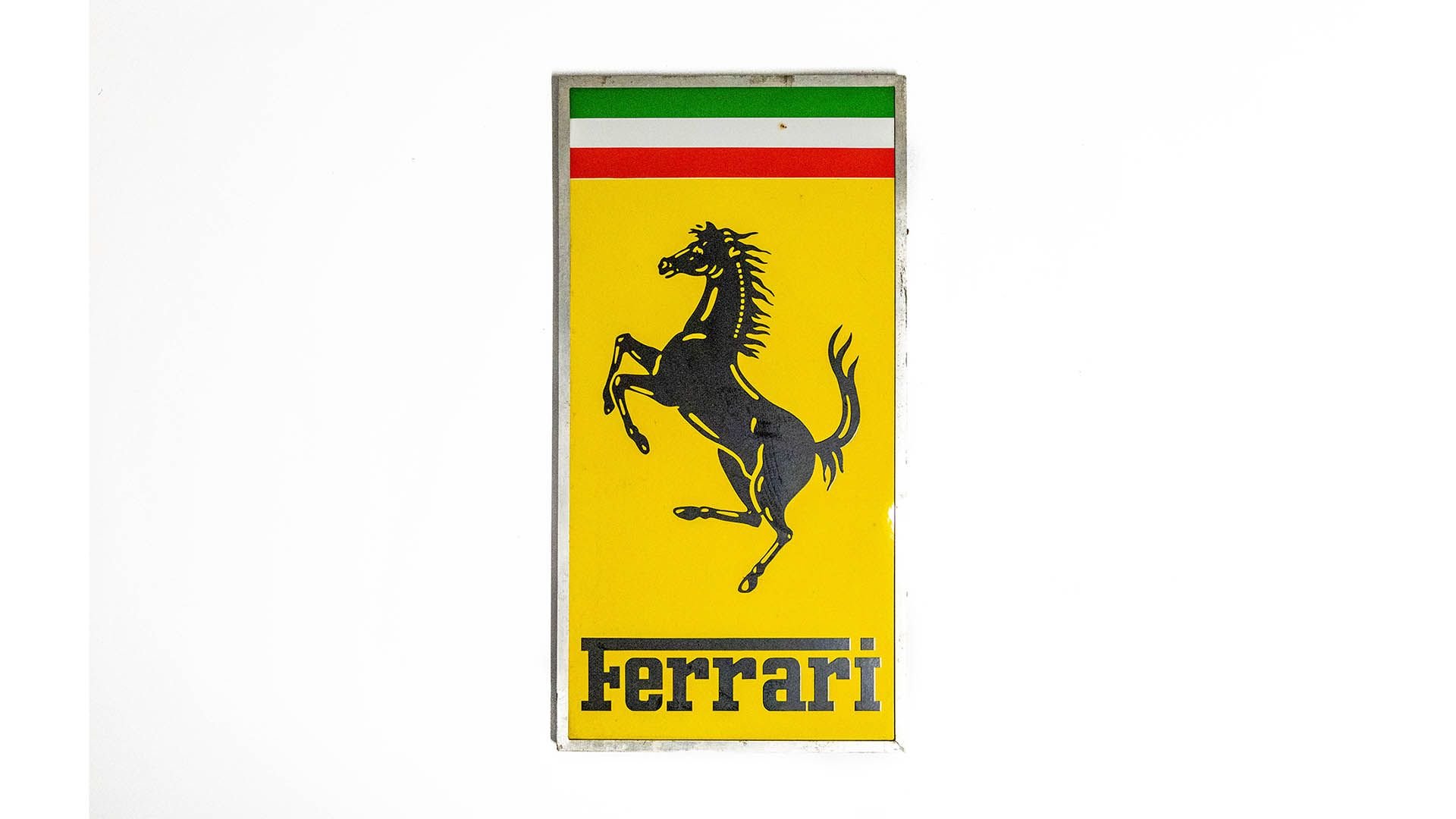 Ferrari Period Original Enamel Dealer Sign | Global Icons: Summer ...