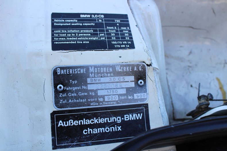 For Sale 1972 BMW 3.0 CS