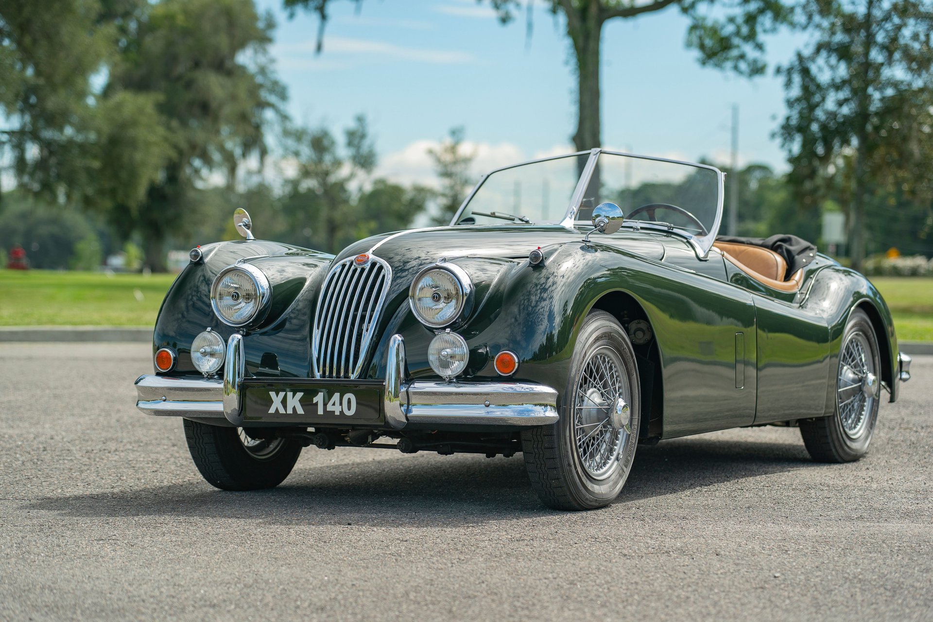 Broad Arrow Auctions | 1956 Jaguar XK 140 OTS SE