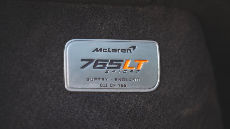 Broad Arrow Auctions | 2022 McLaren 765LT Spider