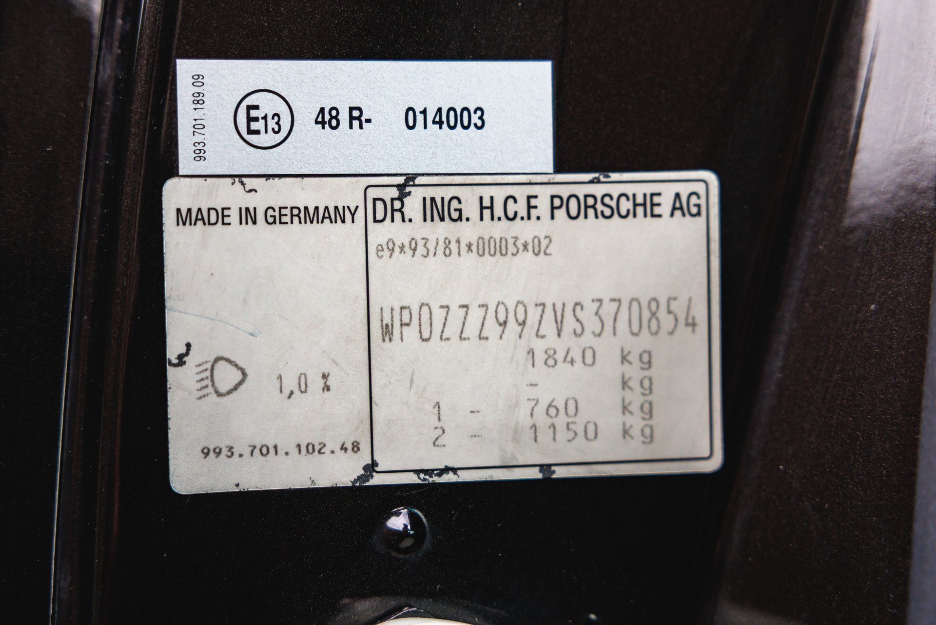 Broad Arrow Auctions | 1997 Porsche 911 Turbo WLS1