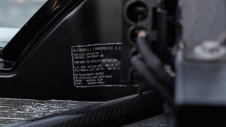 Broad Arrow Auctions | 2021 Lamborghini Aventador SVJ Roadster